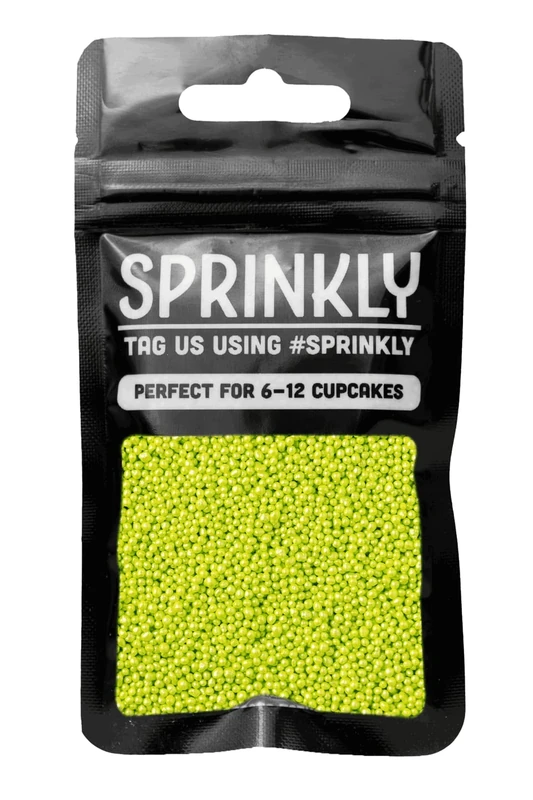 SPRINKLY - Glimmer 100's & 1000's - Lime Green - 30g