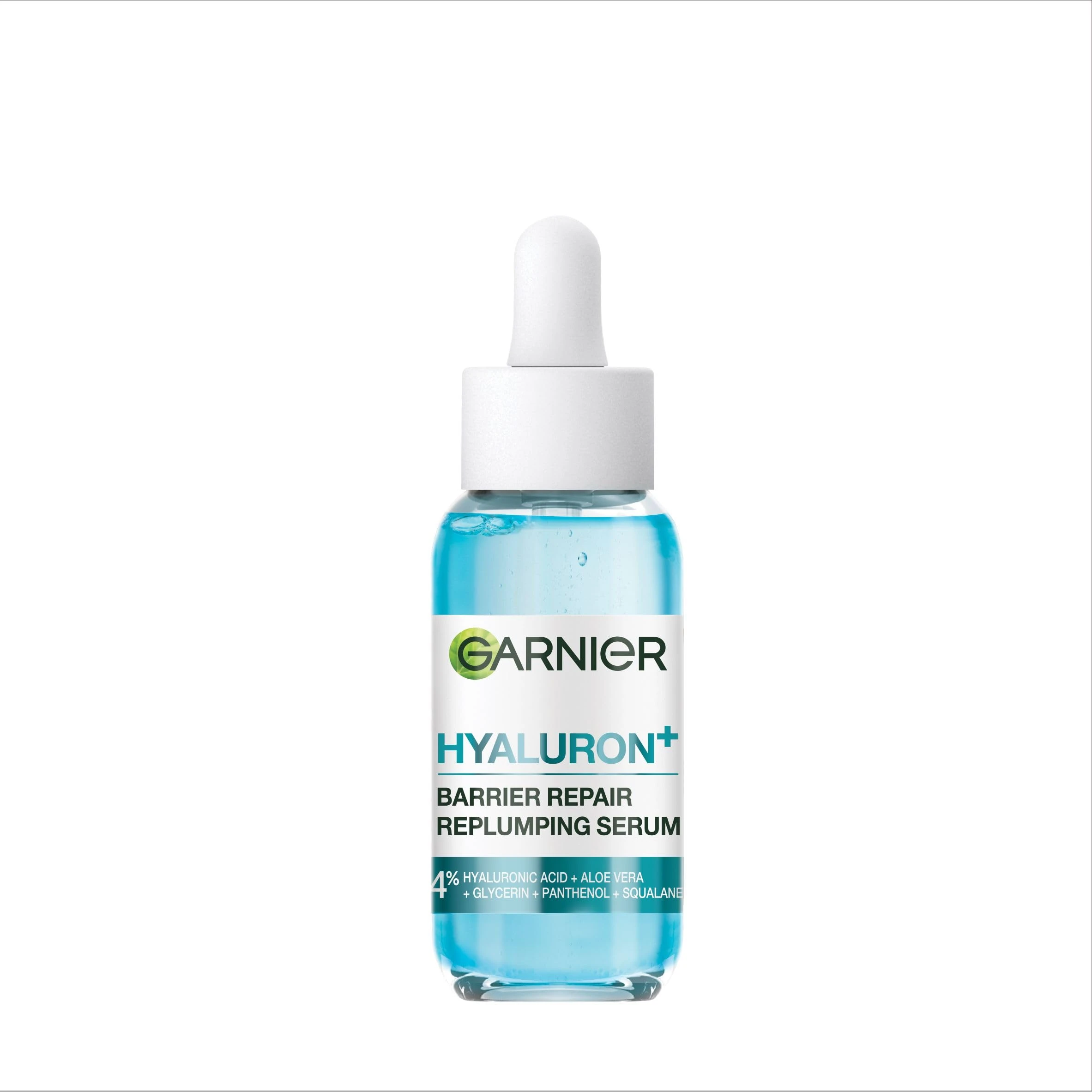 Garnier SkinActive Hyaluronic Acid Super Serum, Replumps & Hydrates, Strengthens Skin Barrier, With 3% Hyaluronic Acid, Aloe Vera & Glycerin, 30ml