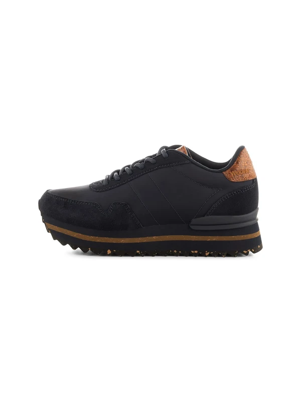 Woden Women's Nora Iii Leather Platform Trainers, No. 009 Dark Navy, 5 UK