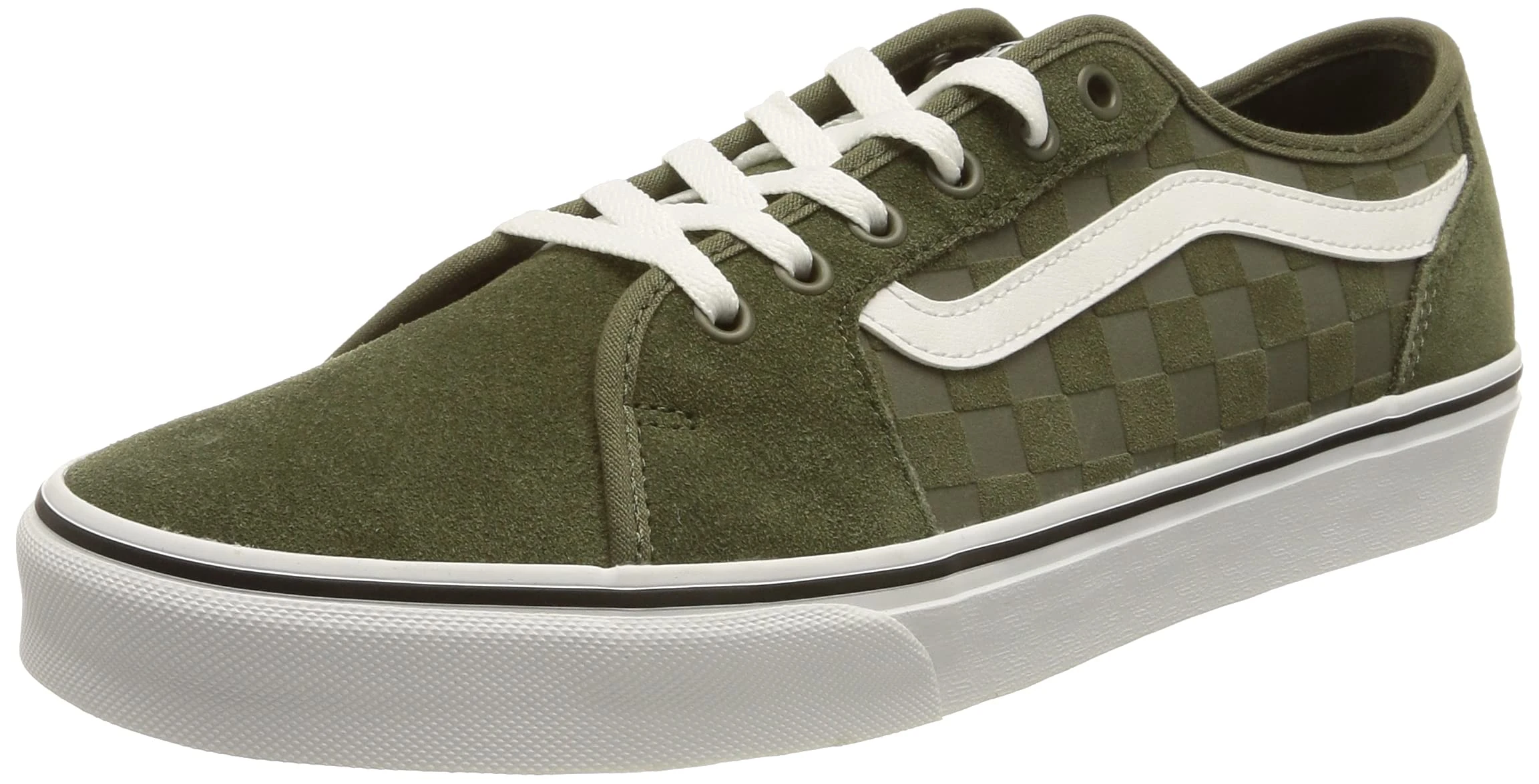 Vans Men's Filmore Decon Sneaker, Checker Emboss Grape Leaf, 8 UK (42 EU)