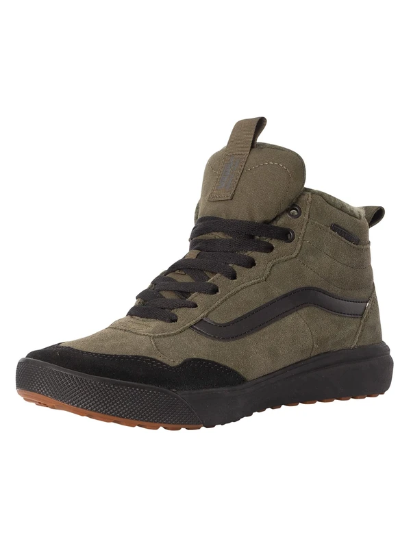Vans Men's Range EXP Hi VansGuard Sneaker, Sherpa Suede Grape Leaf/Black, 6.5 UK - Image 1