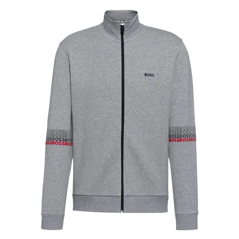 BOSS Men's Skaz 1 Sweatshirt, Light/Pastel Grey59, M, Light/Pastel Grey59, M - Image 1
