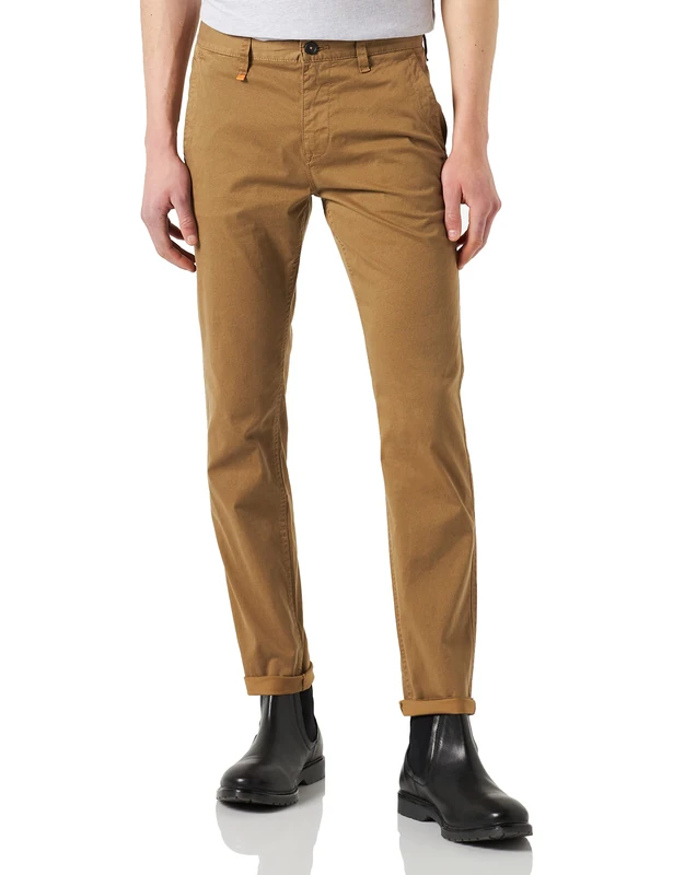 BOSS Men's Schino-Slim-o Trousers Flat Packed, Open Beige280, 40 W/32 L