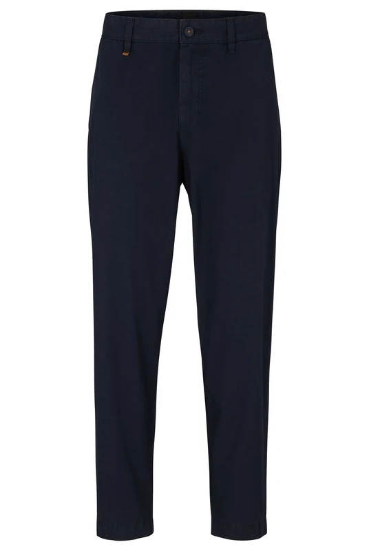 BOSS Men's Statum Trousers Flat Packed, Dark Blue404, 42