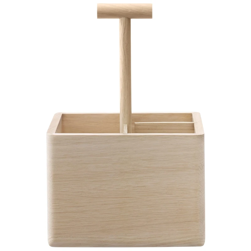 LSA International Dine Oak Cutlery Holder H29cm L20cm W16cm| 1 Unit | Hand Planed Wood | DI70