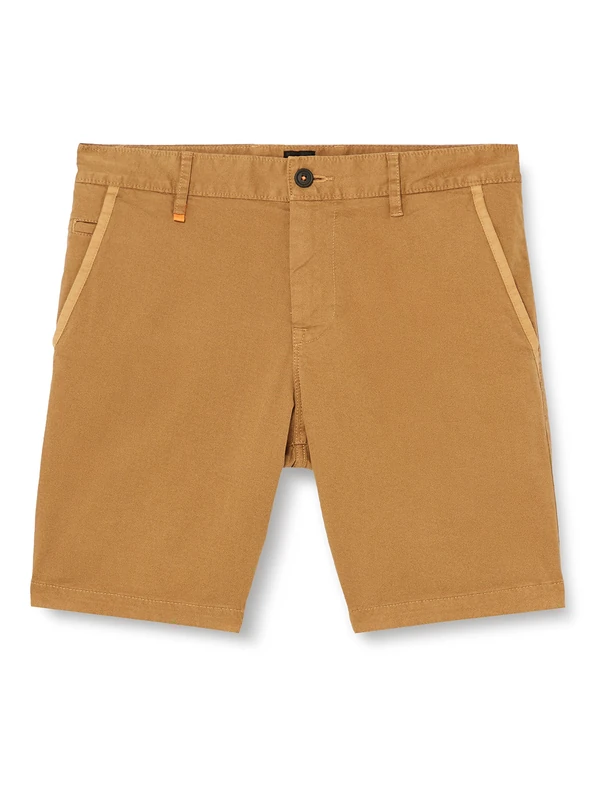 BOSS Men's Schino Slim Shorts St Flat Packed, Open Beige280, 24