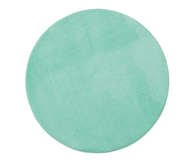 Gözze Bath Rug, round, 110 cm diameter, RIO PREMIUM, mint, 100000-110000-82