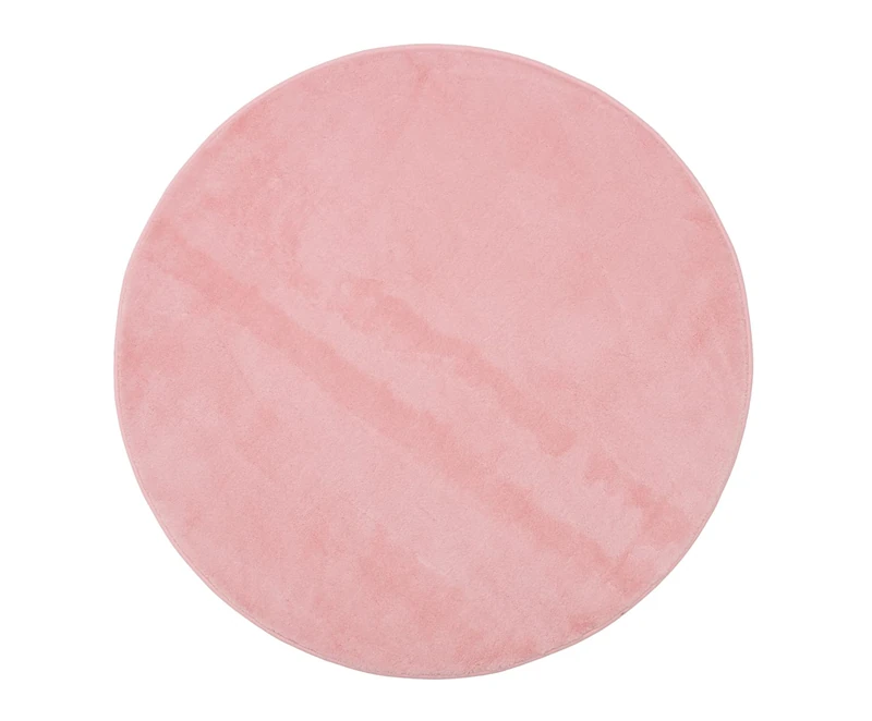 Gözze Bath Rug, round, 110 cm diameter, RIO PREMIUM, dusky pink, 100000-110000-39