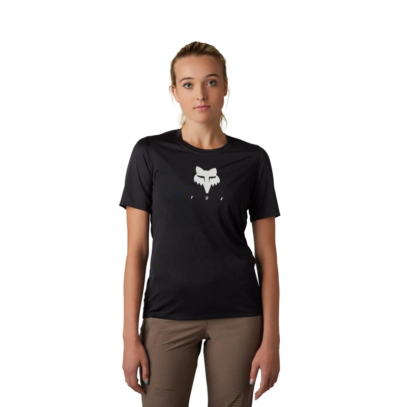 Fox Racing W Ranger Tru Dri Ss Jersey, Womens 6" Flexair Merino Socks, Women's, Black, XS