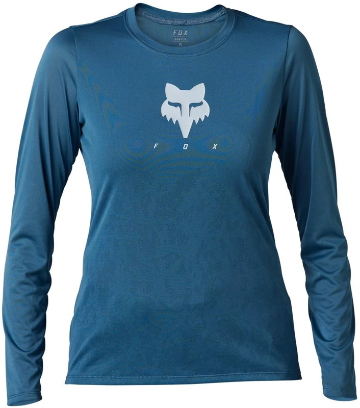 Fox Racing - Womens Ranger Tru Dri Ls Jersey,Blue,L