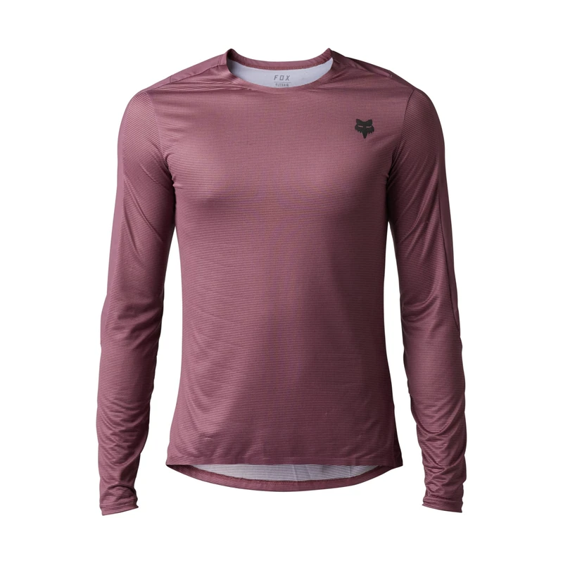 Fox Racing Men's Flexair Ascent LS Jersey, Cordovan, Medium