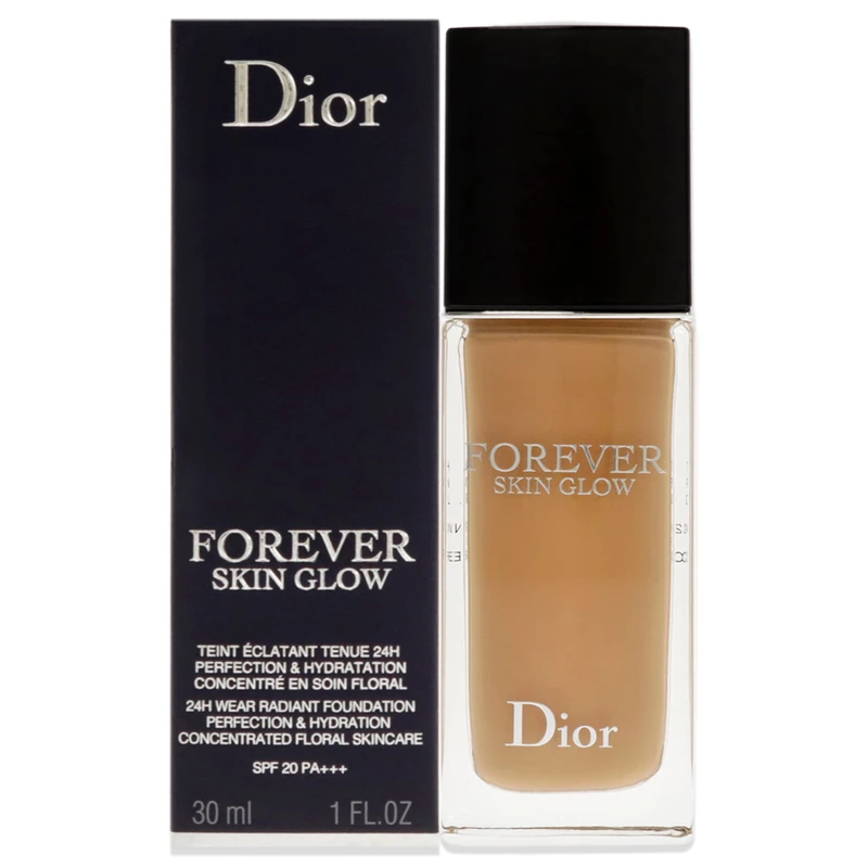 Christian Dior Forever Skin Glow Foundation SPF 20-4N Neutral For Women 1 oz, Brown