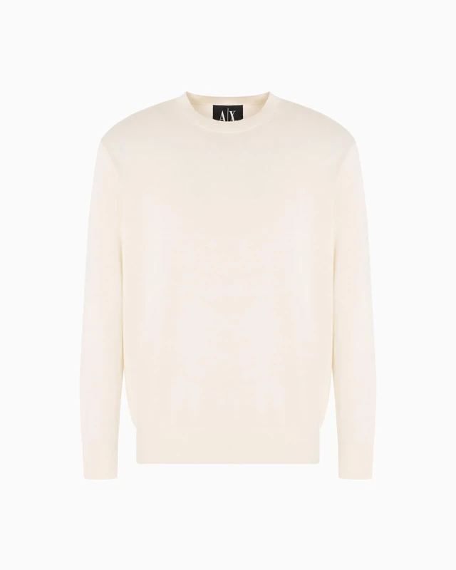 Armani Exchange Men's, Icon Project, Embroidered Logo Not Water Resistant, Off White, L