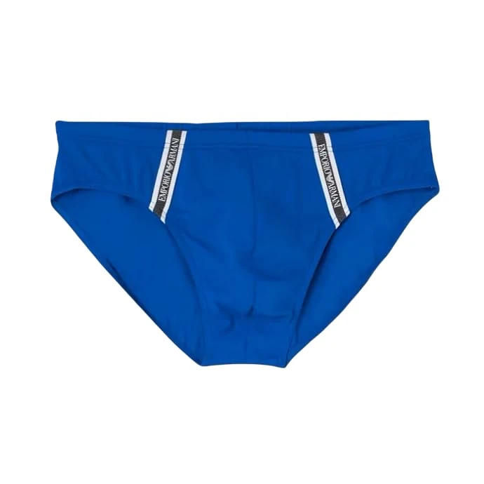 Emporio Armani Man Logo Tape Slip Blue S