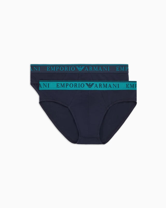 Emporio Armani Man Endurance 2-Pack Brief Blue S