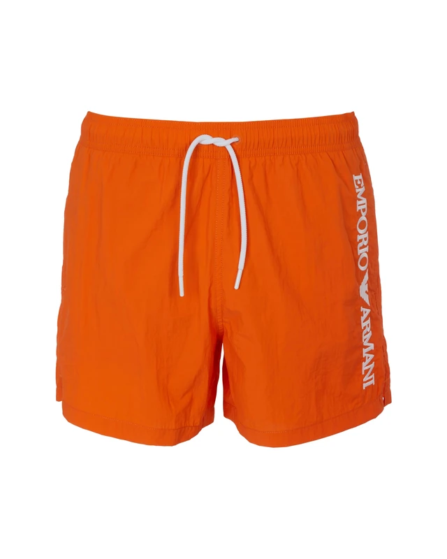 Emporio Armani Man Embroidery Logo Mid Boxer Orange XL