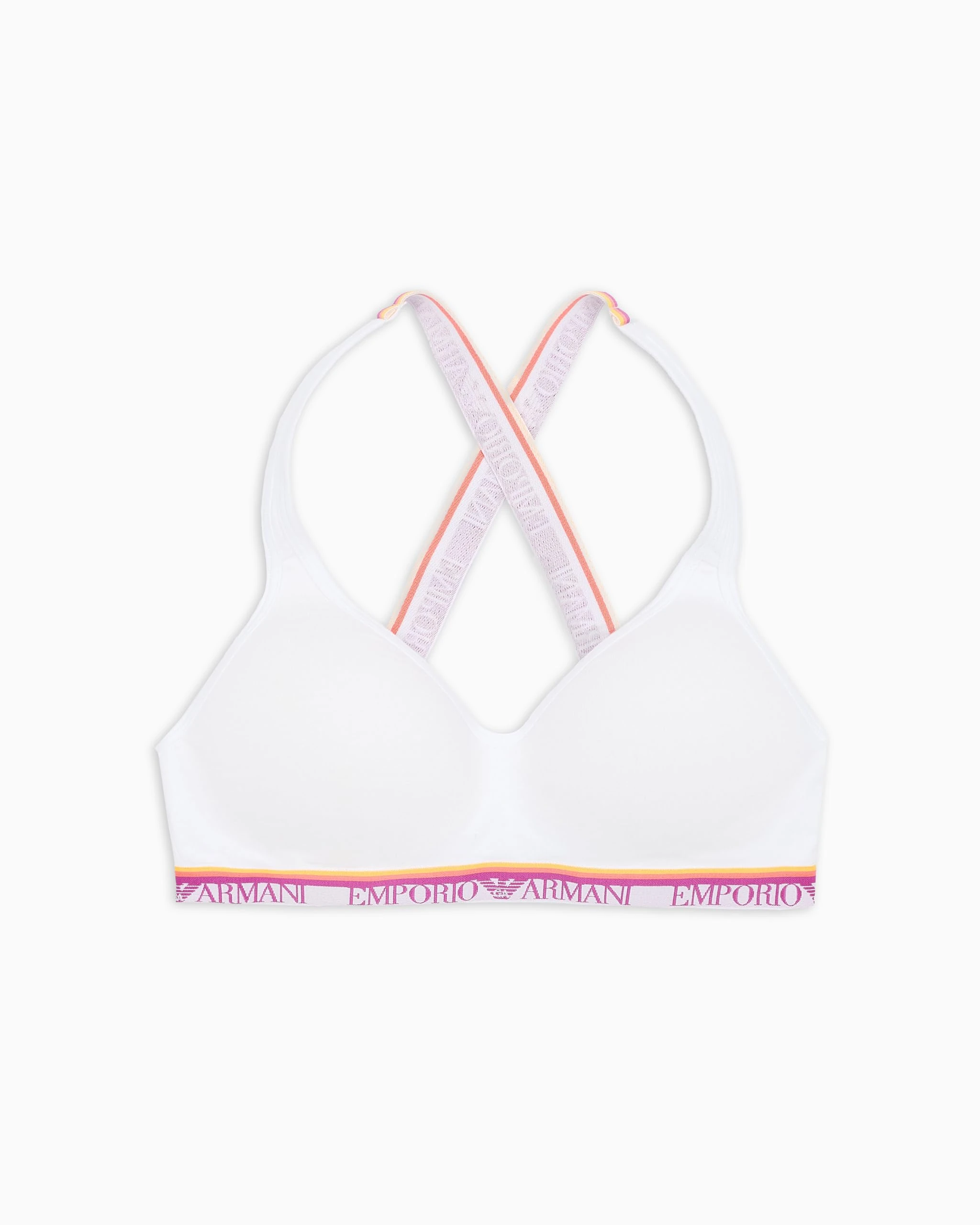 EMPORIO ARMANI Woman Everyday Cotton Padded Triangle Bra Beige XL