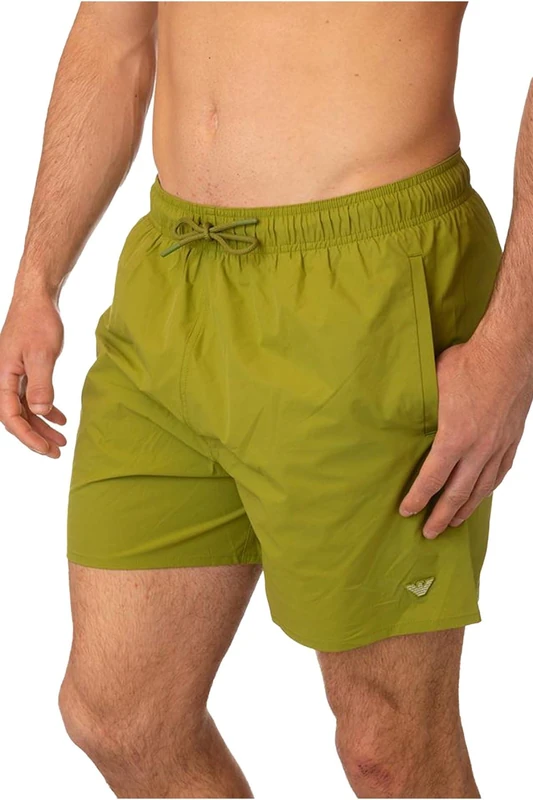 EMPORIO ARMANI Man Bold Logo Mid Boxer Green M