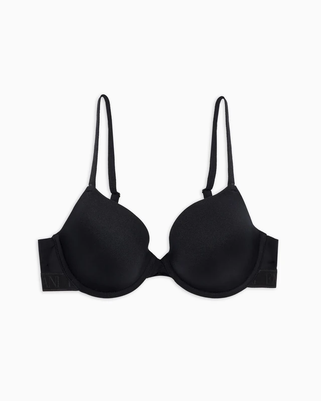 Emporio Armani Woman Microfiber Contour Bra Black 34 - Image 1