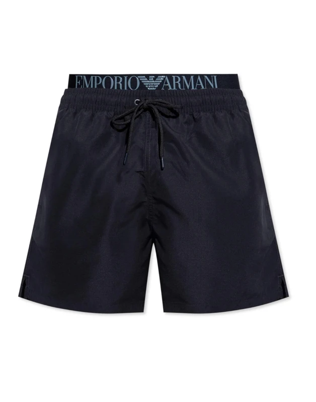 Emporio Armani Man Logo Band Mid Boxer Blue S