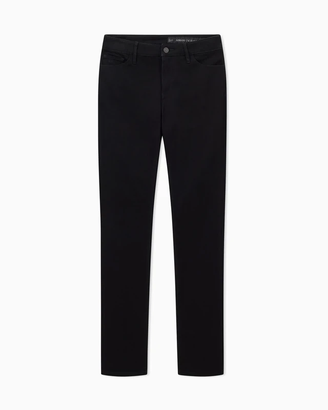 Armani Exchange Women's Cigarette Denim Jeans, Black Denim, 25