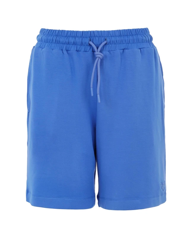 Emporio Armani Woman Viscose Fleece Bermuda Short Violet M