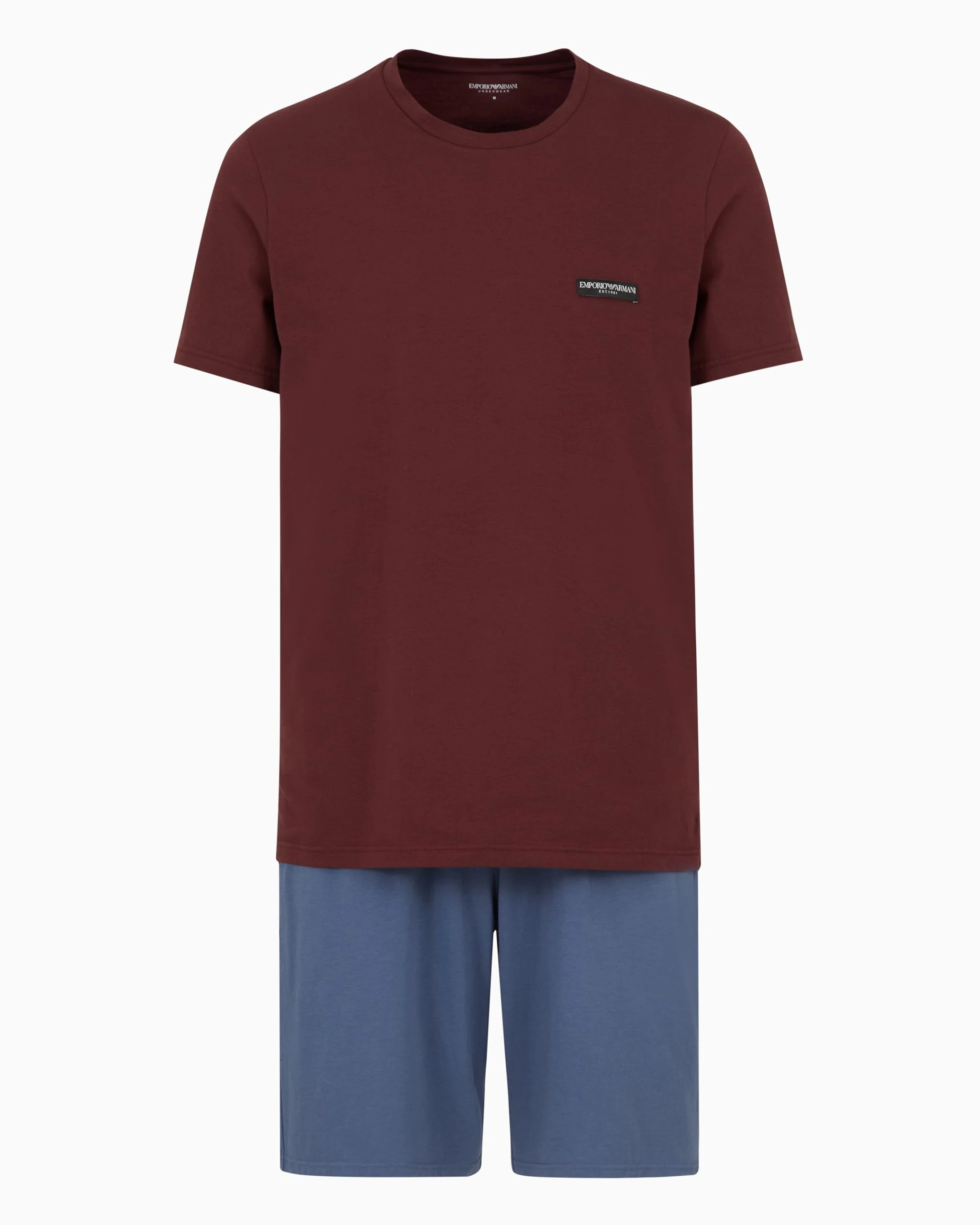 EMPORIO ARMANI Man Logolabel Short Pajamas Red M