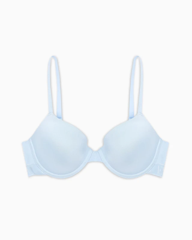 Emporio Armani Woman Microfiber Contour Bra Blue 36