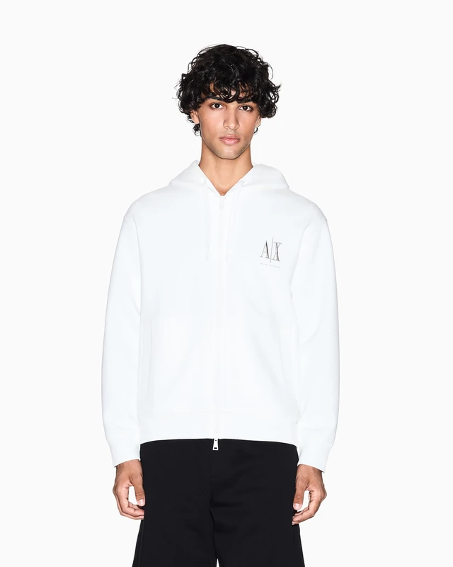 A｜X ARMANI EXCHANGE Men's Casual, Off White, Off-white, S