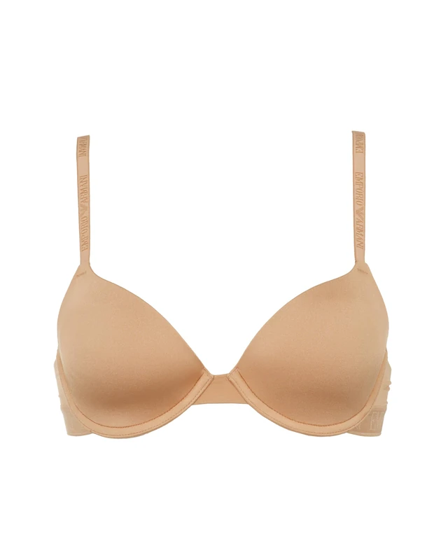 Emporio Armani Woman Microfiber Contour Bra Brown 38 - Image 1