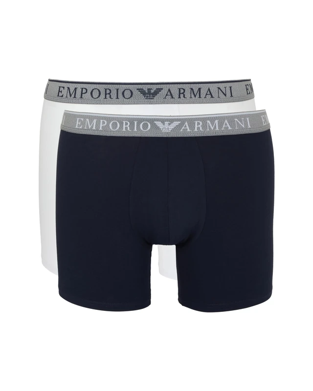 Emporio Armani Man Logolabel 2-Pack Boxer Black XL