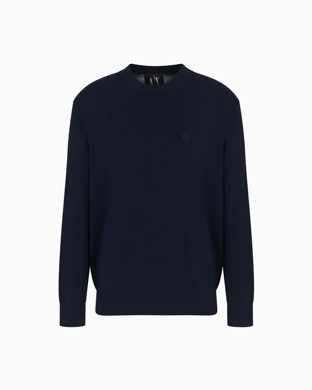 Armani Exchange Men's, Icon Project, Embroidered Logo Not Water Resistant, Deep Navy, XL