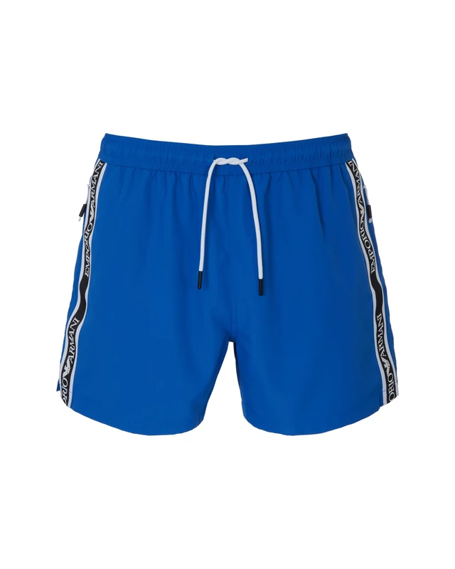 Emporio Armani Man Logo Tape Mid Boxer Blue XL