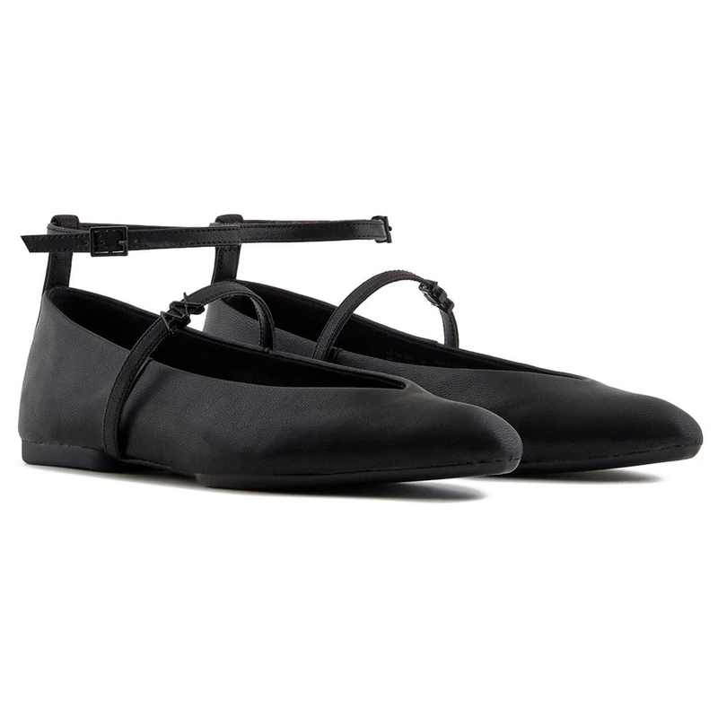 Armani Exchange Miriam, Woman Ballet Flat, Black,
