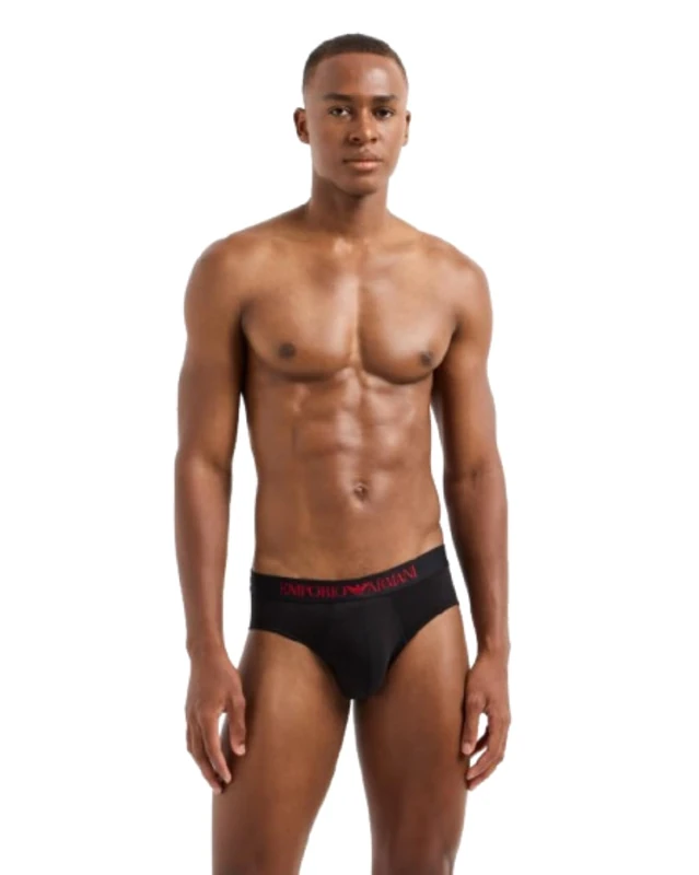 Emporio Armani Man Saint Valentine 2-Pack Brief Black XXL - Image 1