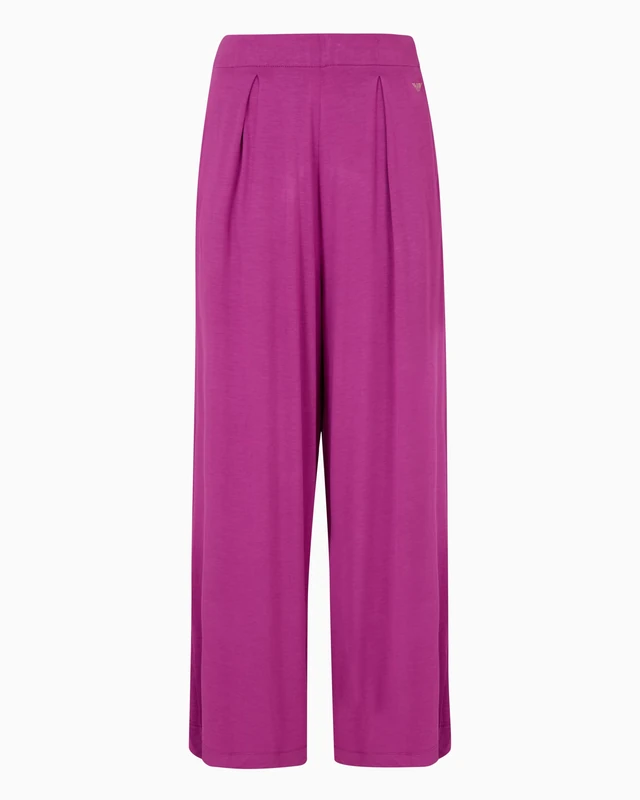EMPORIO ARMANI Woman Essential Studs Nightwear Pants Violet XL