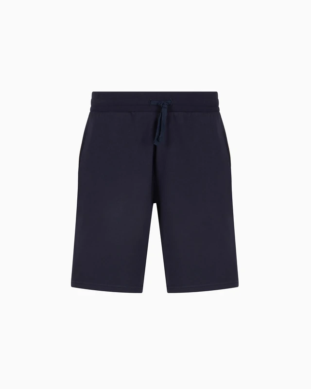Emporio Armani Man Basic Terry Bermuda Short Blue M