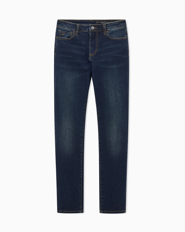 A｜X ARMANI EXCHANGE Women's Super Skinny Jeans, Blue Denim, Blue Denim, 25