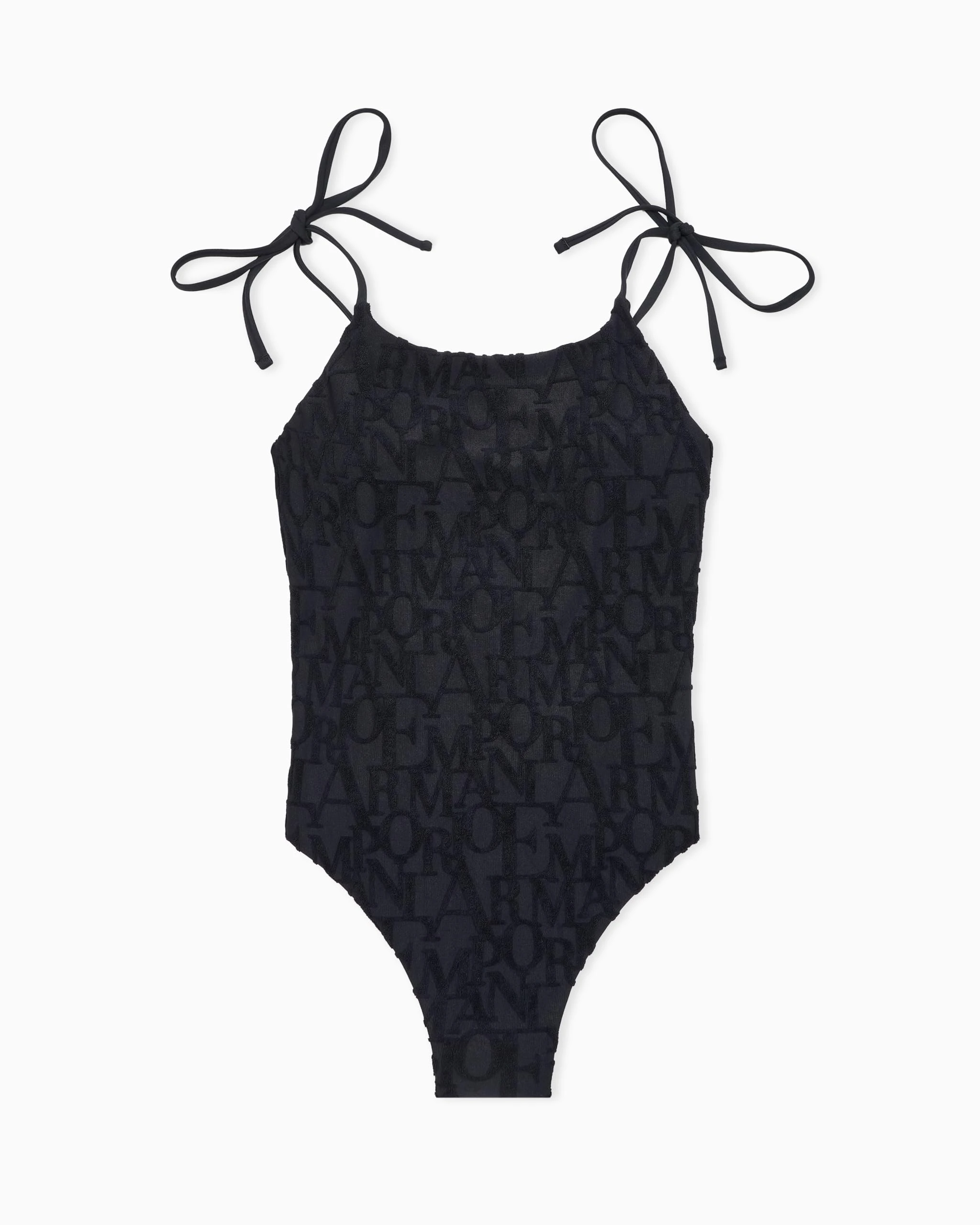 EMPORIO ARMANI Woman 3D Bold Logo One Piece Swimsuit Black S