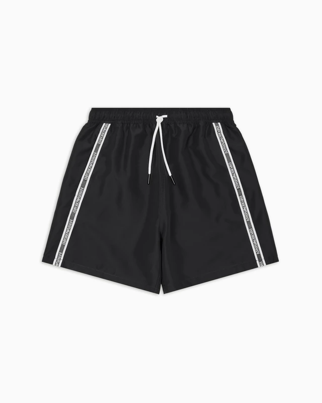 Emporio Armani Man Logo Tape Mid Boxer Black S