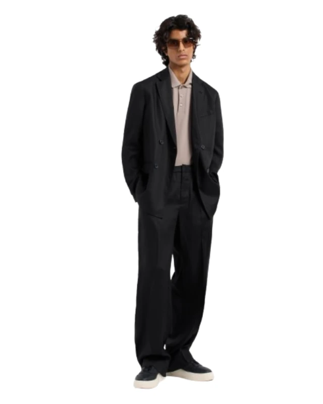 Armani Exchange Men's Icon Project, Embroidered Logo, Polo Shirt, Brown, S