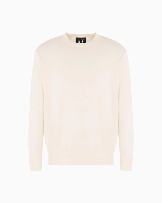 Armani Exchange Men's, Icon Project, Embroidered Logo Not Water Resistant, Off White, XL