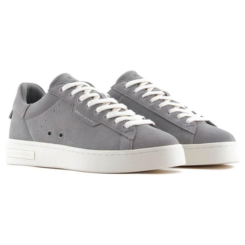 Armani Exchange London, Man Sneaker, Neutral Grey,
