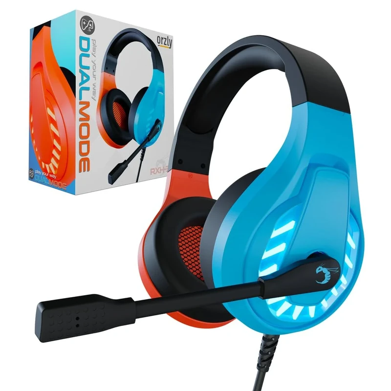 Orzly RXH-30 Tanami Gaming Headset - 50mm Drivers, Noise Cancel Mic