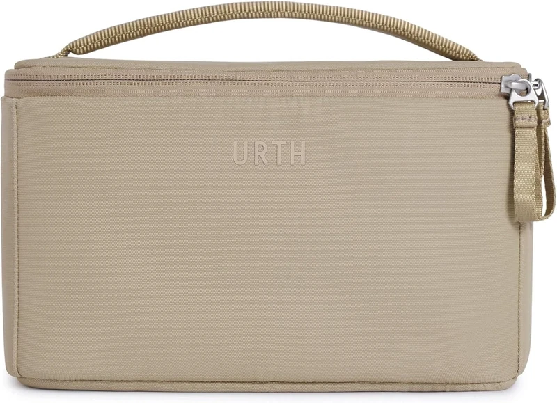 Urth Arkose 3.7L Camera Insert Bag - Water Resistant, Padded, Recycled Case for DSLR/SLR Camera, Lens and Photography Accessories in Beige - Image 1