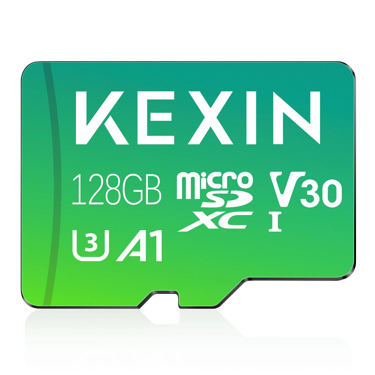 KEXIN 128GB Micro SD Card, Micro SDXC Memory Card for 4K Camera Pro, UHD Video for GoPro, Action Camera, Drone, Smartphone, R/W up to 90/35MB/s TF Card UHS-1, U3, A1, V30, SD Adapter Include