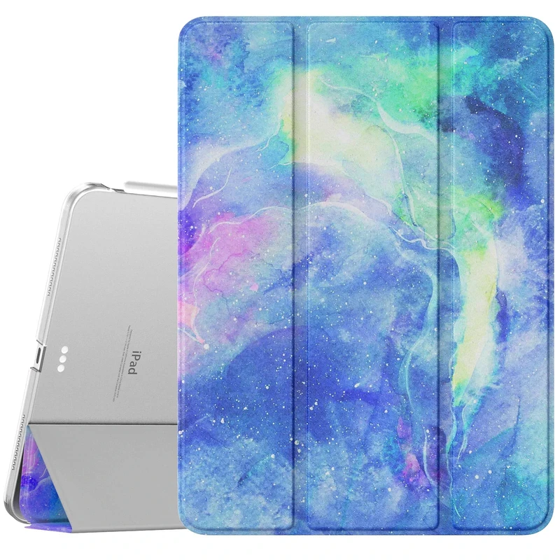 TiMOVO for iPad Air 11 Inch Case (M4 2026/M3 2025/M2 2024), iPad Air 5th Generation 2022/4th Gen 2020 10.9 Inch, Slim Hard Translucent Back Cover, Support Auto Wake/Sleep,Dreamy Nebula