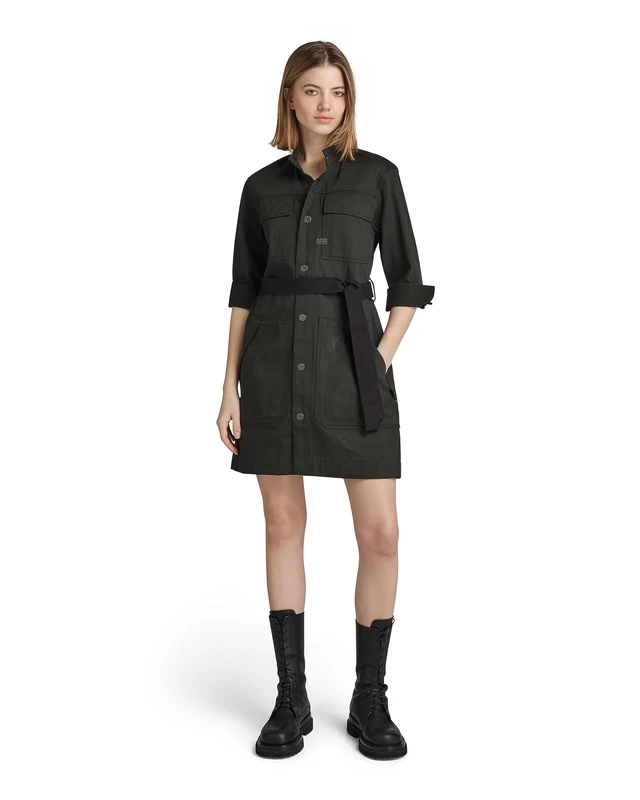G-Star Women's Shirt Dress , Blue (raw denim D17878-D189-001), L