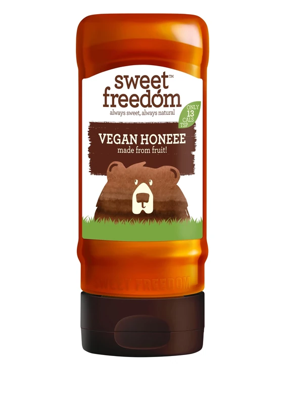 Sweet Freedom Vegan Honeee Syrup - 350 g | Natural Great Taste With Sweetness Derived from Fruit | Ideal for Coffee, Baking & Dessert | No Preservatives or Allergens | Vegan | Only 13 Cal Per Teaspoon