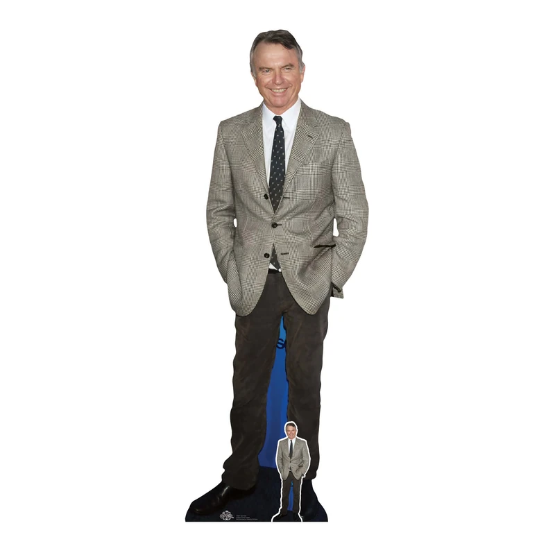 Star Cutouts CS981 Sam Neill Lifesize Cardboard Cutout With Free Mini Standee